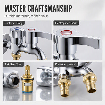 📢📢50% OFF !! ⏰Dual-Outlet Washing Machine Faucet
