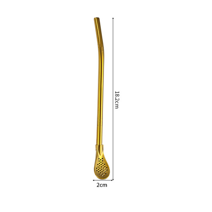 📢📢50% OFF !! ⏰2-in-1 tea filter, spoon and straw