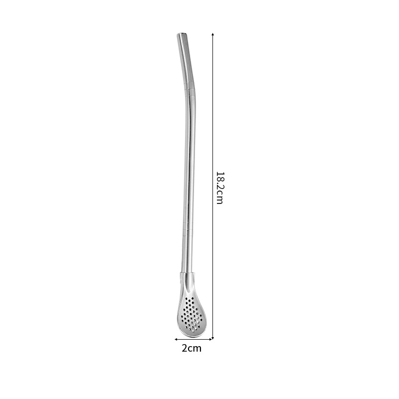 📢📢50% OFF !! ⏰2-in-1 tea filter, spoon and straw