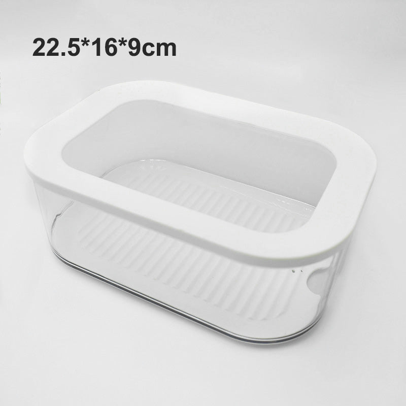 🍱 LIMITED-TIME 50% OFF! 👀 Clear Fridge Storage Container with Lid – Transparent Visibility, Stackable Design & 3 Size Options – Organize Your Fridge Effortlessly ✨