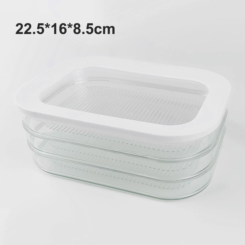 🍱 LIMITED-TIME 50% OFF! 👀 Clear Fridge Storage Container with Lid – Transparent Visibility, Stackable Design & 3 Size Options – Organize Your Fridge Effortlessly ✨