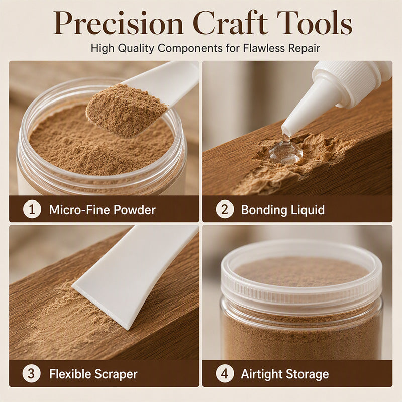 📢📢50% OFF !! ⏰🎁Pet Chewed Wood Door Frame Repair Kit