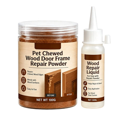 📢📢50% OFF !! ⏰🎁Pet Chewed Wood Door Frame Repair Kit