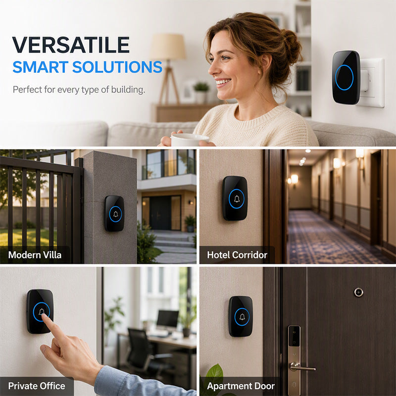 📢📢50% OFF !! ⏰Long Range Smart Wireless Doorbell