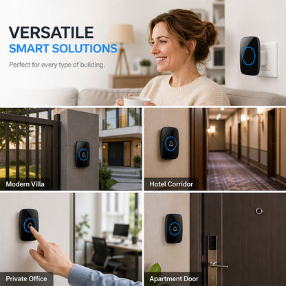 📢📢50% OFF !! ⏰Long Range Smart Wireless Doorbell