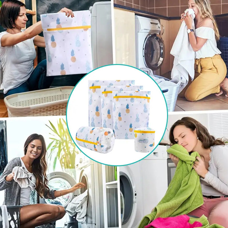 📢📢50% OFF !! ⏰【Set of 5/6 Pieces】Laundry Bags Specially Designed For Washing Machines