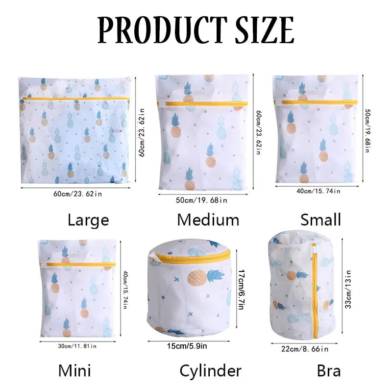 📢📢50% OFF !! ⏰【Set of 5/6 Pieces】Laundry Bags Specially Designed For Washing Machines