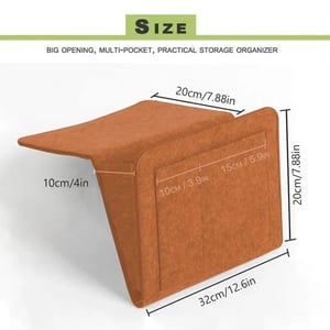 🛏️ Save 50%! 🧺 Bedside Hanging Caddy – Multi‑pocket felt organizer for dorm & bunk ✨