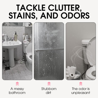⏳Time-Limited Special⏰Multi-Purpose Bathroom Cleaner Spray: Removes Limescale & Soap Scum, Botanical Scent, Safe for Glass & Tiles
