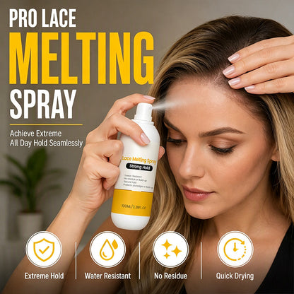 📢📢50% OFF !! ⏰Strong Hold Lace Melting Spray