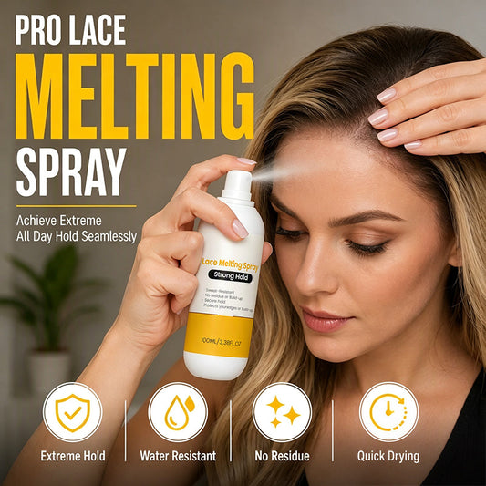 📢📢50% OFF !! ⏰Strong Hold Lace Melting Spray