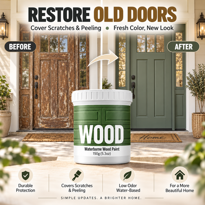 📢📢50% OFF !! ⏰Waterborne Wood Paint Eco-Friendly Furniture Refinishing Paint