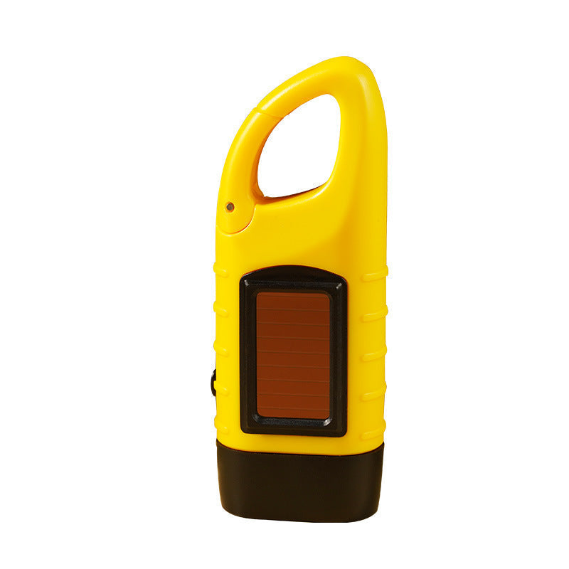 📢📢50% OFF! ⏰🔦 Solar + Hand-Crank Flashlight | Outdoor Backup