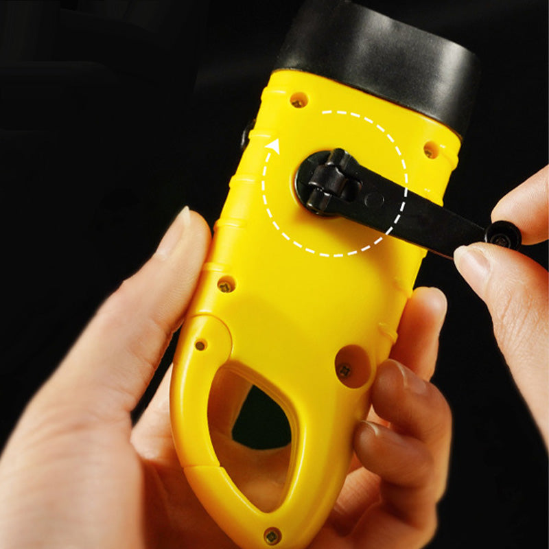 📢📢50% OFF! ⏰🔦 Solar + Hand-Crank Flashlight | Outdoor Backup