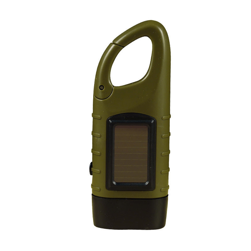 📢📢50% OFF! ⏰🔦 Solar + Hand-Crank Flashlight | Outdoor Backup
