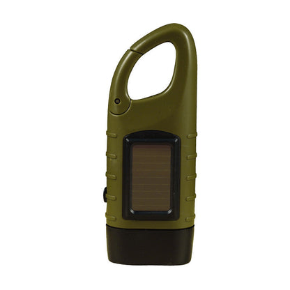 📢📢50% OFF! ⏰🔦 Solar + Hand-Crank Flashlight | Outdoor Backup
