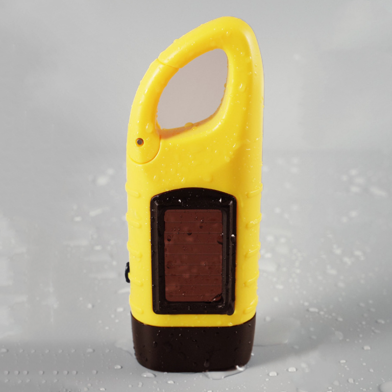 📢📢50% OFF! ⏰🔦 Solar + Hand-Crank Flashlight | Outdoor Backup