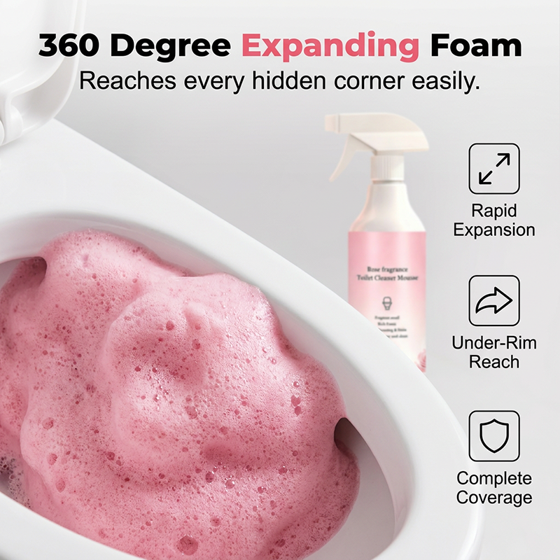 📢📢50% OFF !! ⏰Foaming Toilet Bowl Cleaner Mousse