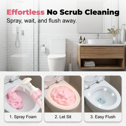 📢📢50% OFF !! ⏰Foaming Toilet Bowl Cleaner Mousse