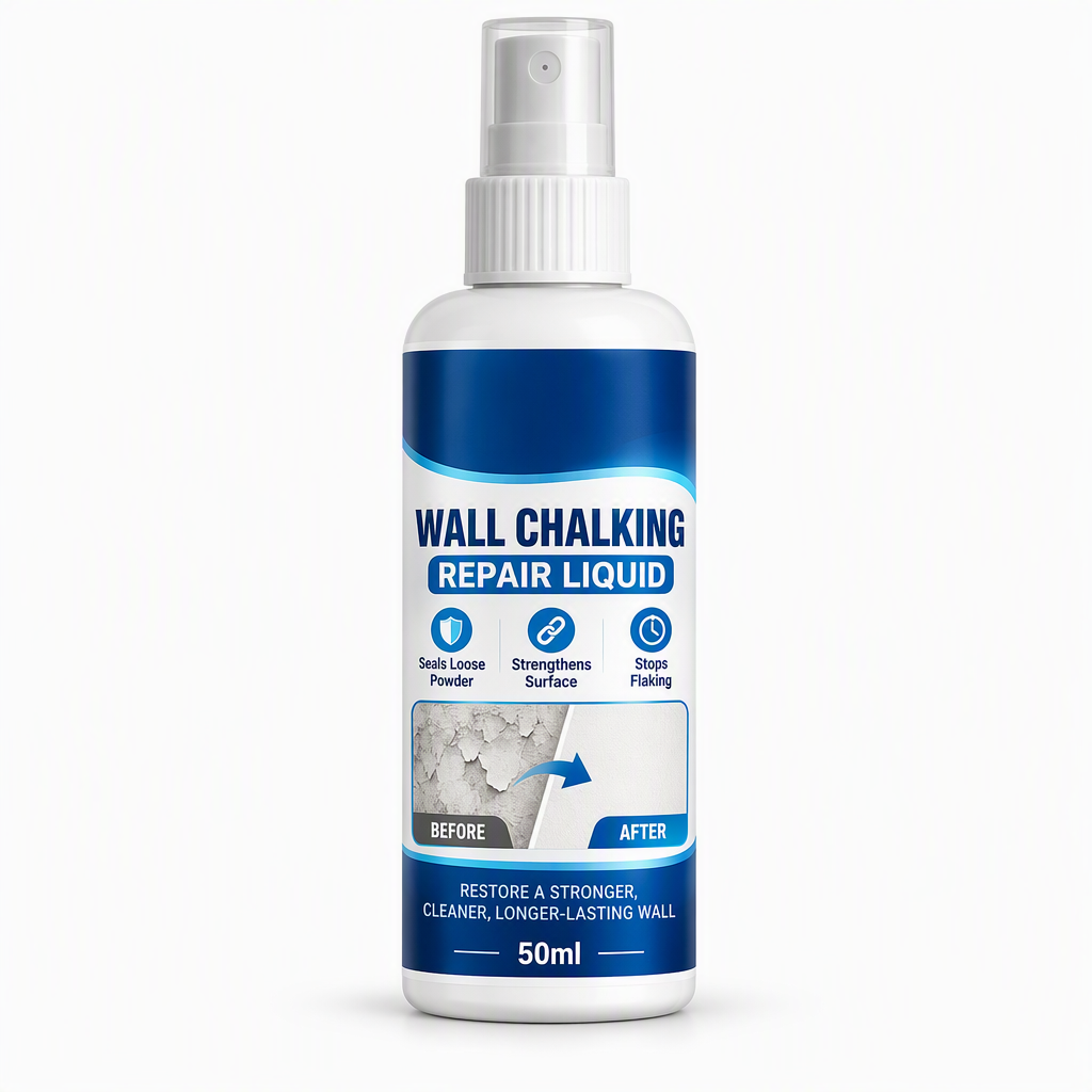 🥳HOT SALE🥳💞10K+ SOLD! Wall Repair Liquid!!! Locks chalking, deep binding & waterproof. Solid walls – grab yours! ✅