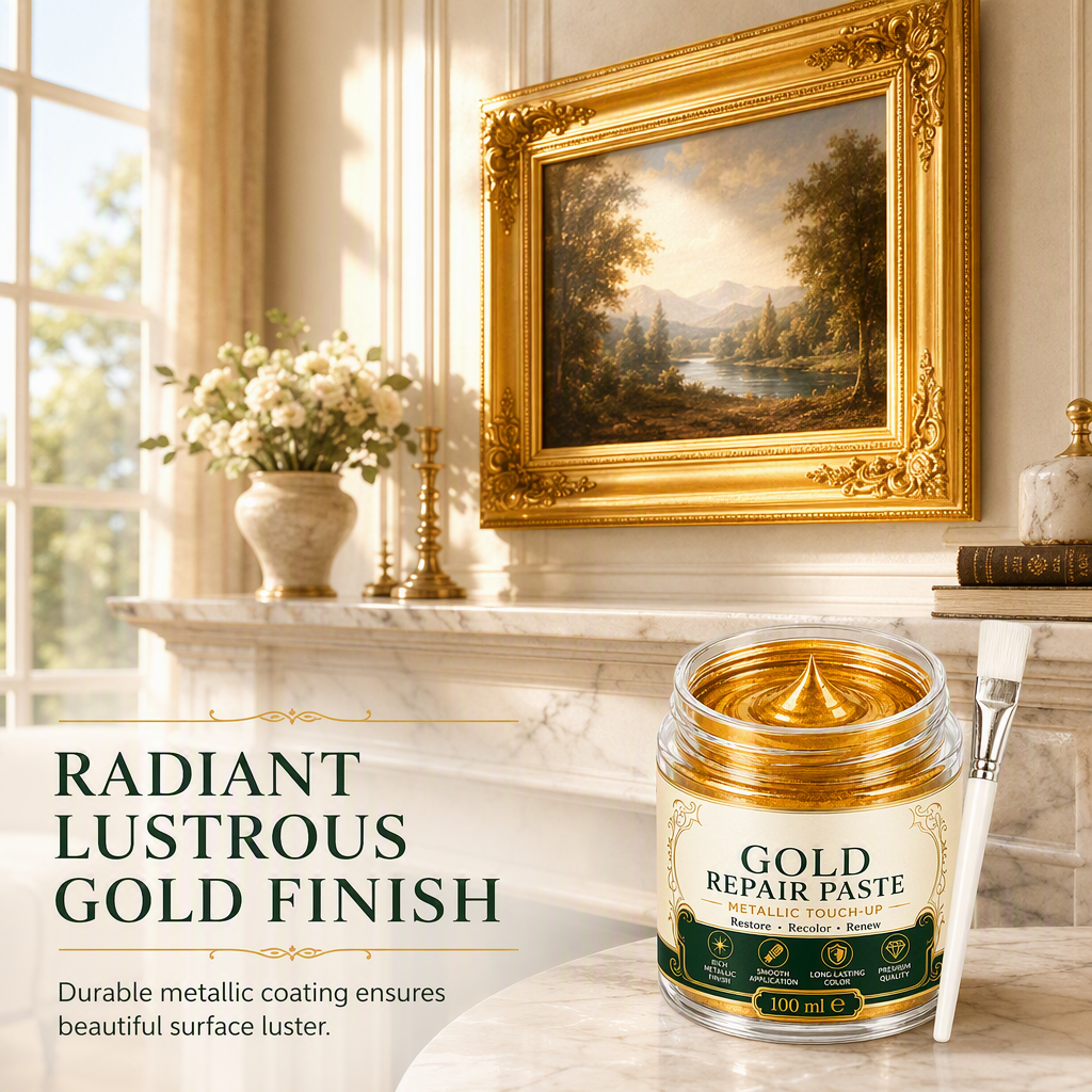 ⏳Time-Limited Special⏰Gold/Silver Metallic Refinishing Repair Paste with Brush