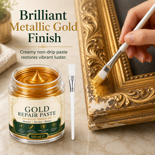 ⏳Time-Limited Special⏰Gold/Silver Metallic Refinishing Repair Paste with Brush