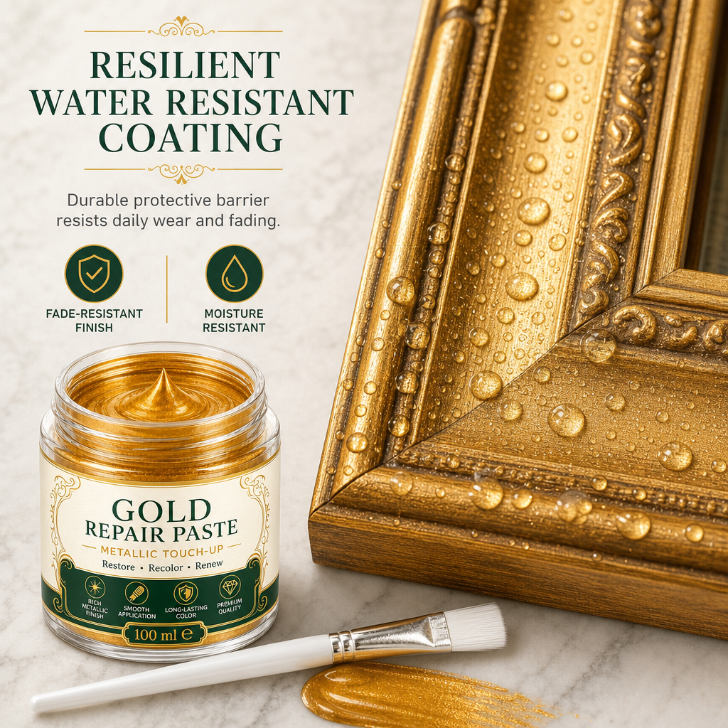 ⏳Time-Limited Special⏰Gold/Silver Metallic Refinishing Repair Paste with Brush