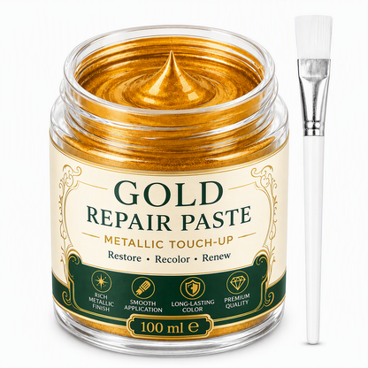 ⏳Time-Limited Special⏰Gold/Silver Metallic Refinishing Repair Paste with Brush