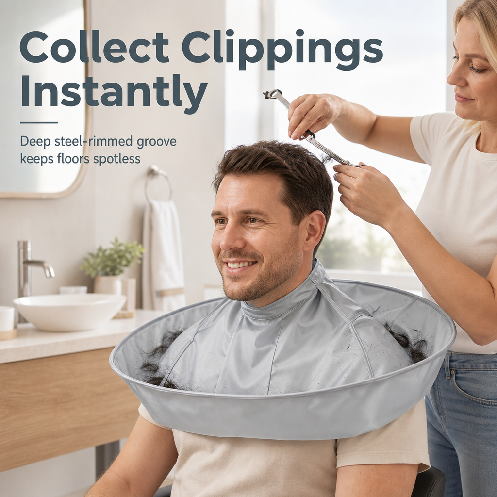 ⏳Limited-time 50% off⏰ Adult Gray Medium Size Breathable Hair Cutting Cape and Odorless Hair Dyeing Salon Gown