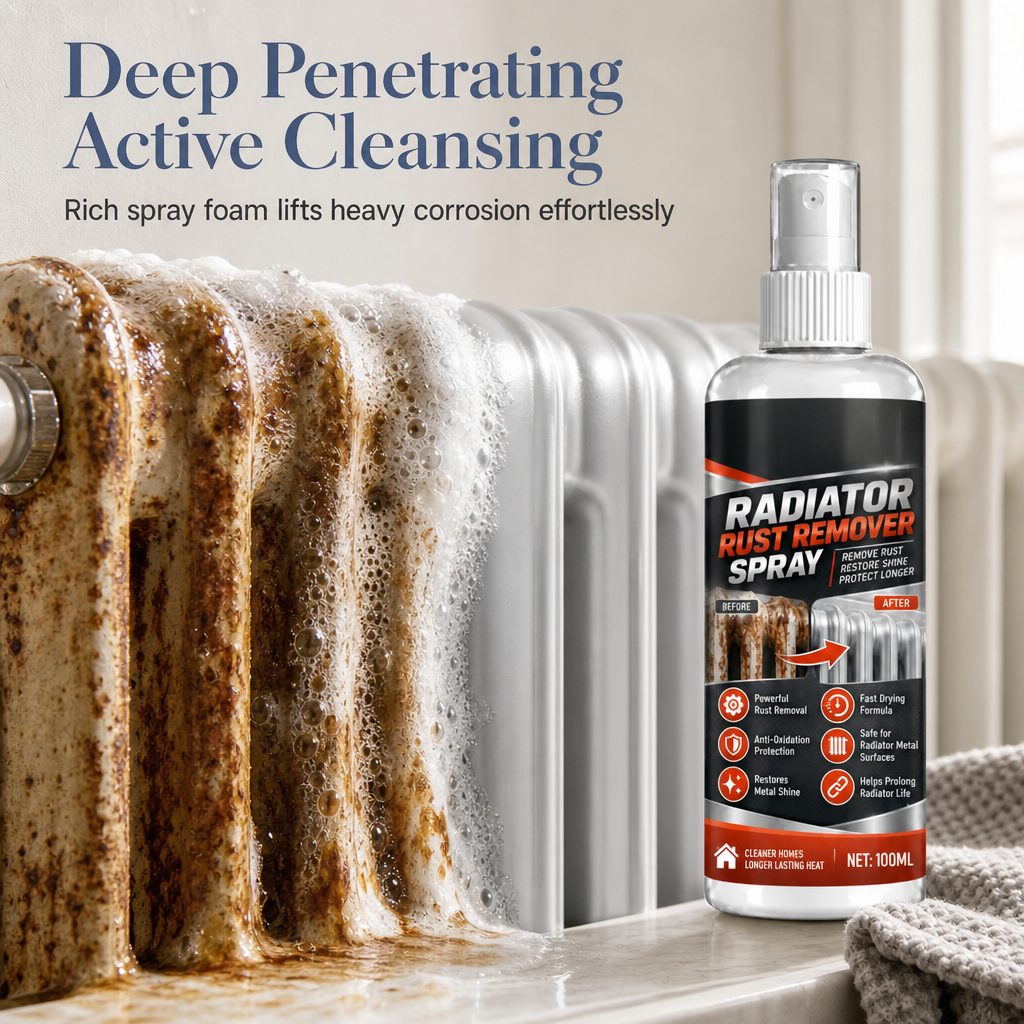 📢📢50% OFF !! ⏰Household Radiator Rust Remover Spray