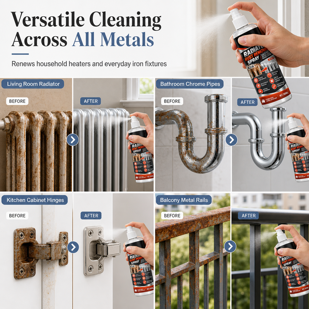 📢📢50% OFF !! ⏰Household Radiator Rust Remover Spray