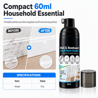 🔥New Arrivals: 50% Off for a Limited Time!🔥🏆 50K+ SOLD!💦Wall and Baseboard Scuff Mark Cleaner
