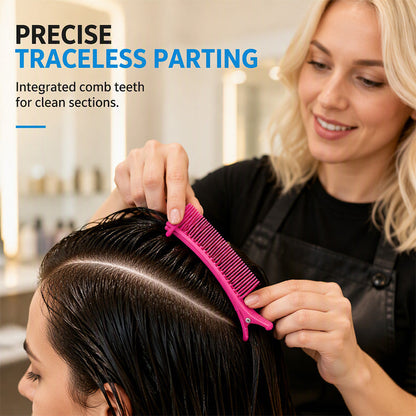 Professional Hair Sectioning Clips with Comb Teeth