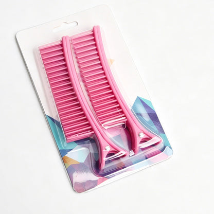 Professional Hair Sectioning Clips with Comb Teeth