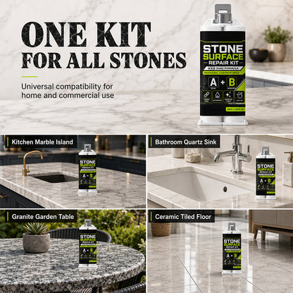 🥳HOT SALE🥳💞50K+ SOLD! 🪨🔧 50% OFF! Professional Stone Repair Paste – A+B formula fixes cracks, chips & gaps in marble, quartz & granite. Easy DIY, smooth finish! ✨🛡️