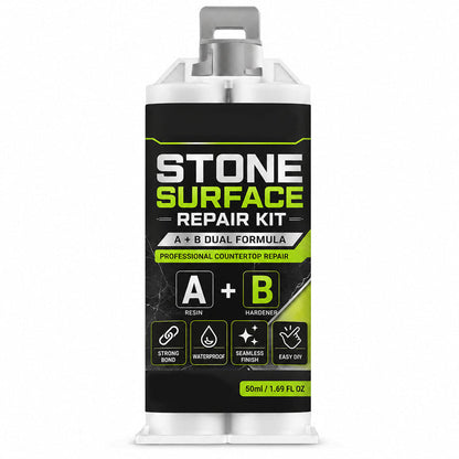 🥳HOT SALE🥳💞50K+ SOLD! 🪨🔧 50% OFF! Professional Stone Repair Paste – A+B formula fixes cracks, chips & gaps in marble, quartz & granite. Easy DIY, smooth finish! ✨🛡️
