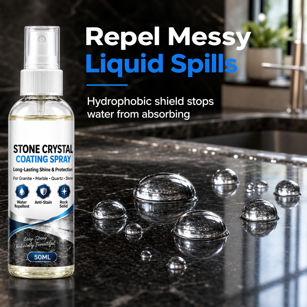 📢📢50% OFF !! ⏰Stone Nanocrystal Plating Spray for Marble & Countertops