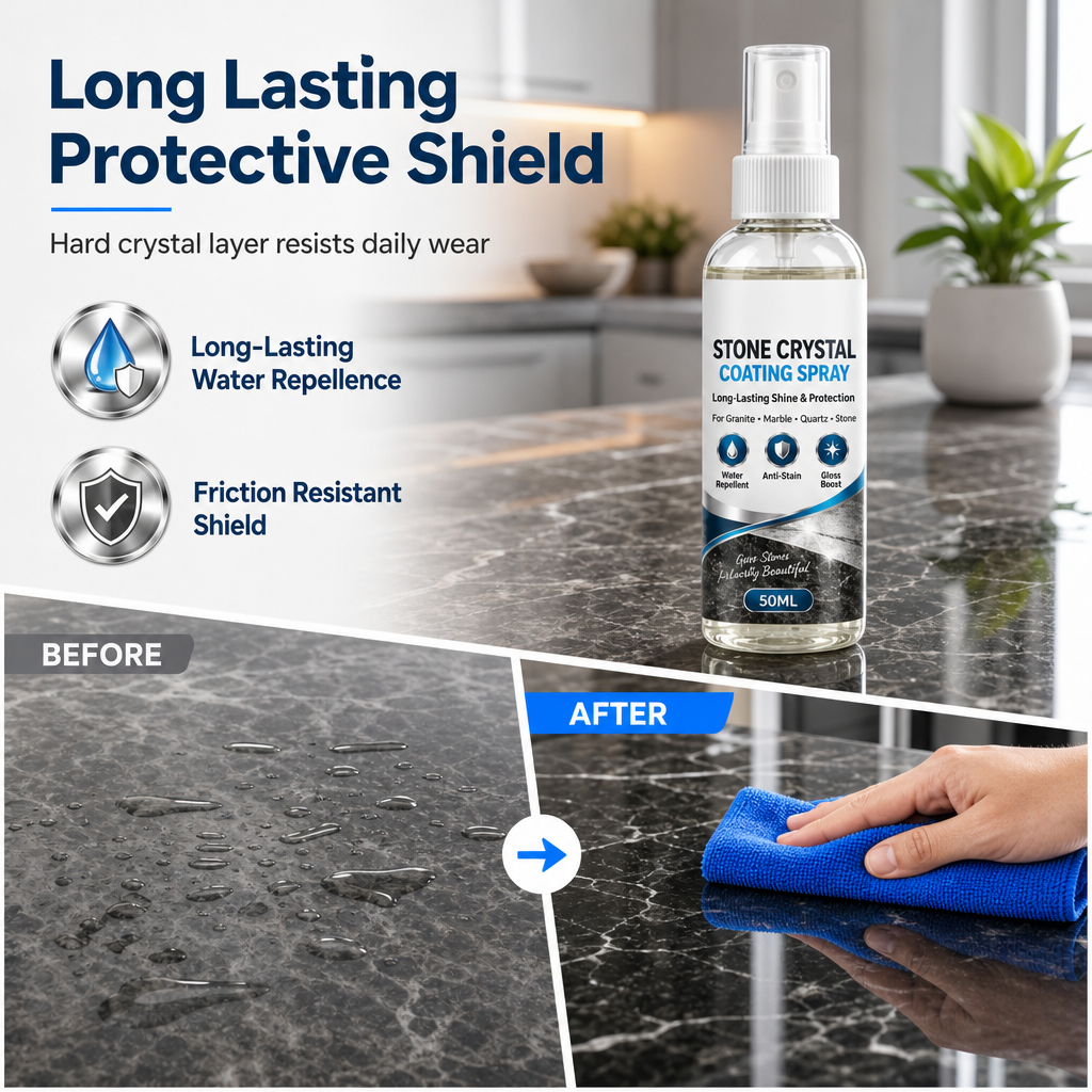 📢📢50% OFF !! ⏰Stone Nanocrystal Plating Spray for Marble & Countertops