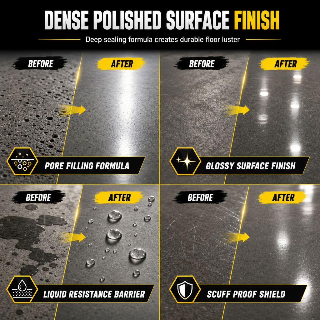 🥳HOT SALE🥳💞50K+ SOLD! 🏠🧱 50% OFF! Garage Cement Floor Dusting Hardener – seals & hardens concrete, stops dust for good. Simple 3-step application! 🛡️💪