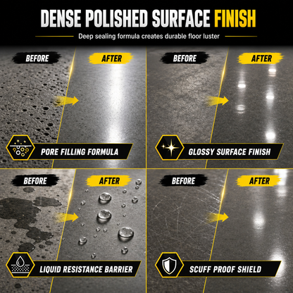 🥳HOT SALE🥳💞50K+ SOLD! 🏠🧱 50% OFF! Garage Cement Floor Dusting Hardener – seals & hardens concrete, stops dust for good. Simple 3-step application! 🛡️💪