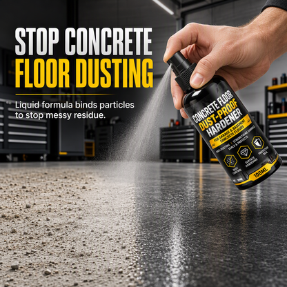 🥳HOT SALE🥳💞50K+ SOLD! 🏠🧱 50% OFF! Garage Cement Floor Dusting Hardener – seals & hardens concrete, stops dust for good. Simple 3-step application! 🛡️💪