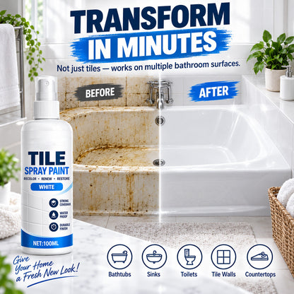 🔥HOT SALE🎨Tile Renewal Spray Paint – Recolor & Refresh - 50% OFF!!!