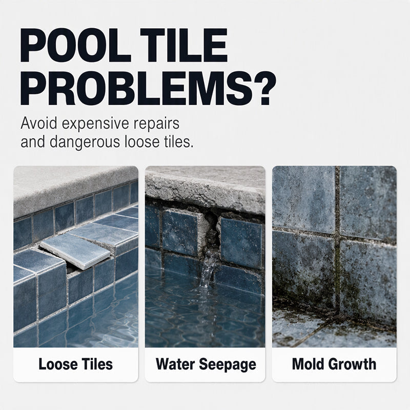 ⏳Time-Limited Special ⏰High Strength Underwater Pool Tile Adhesive