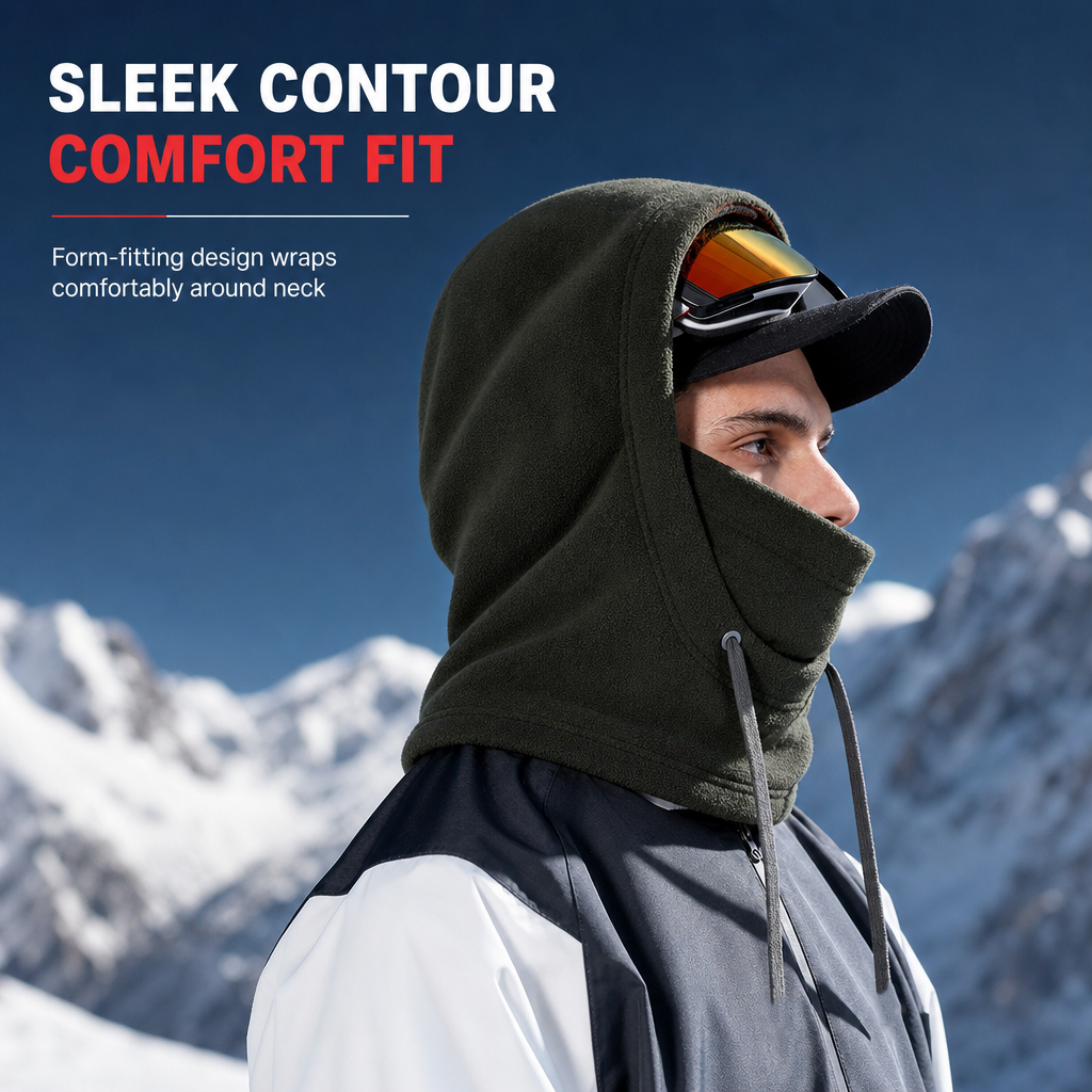 🥳HOT SALE 50% OFF🥳💞50K+ SOLD! 🧣❄️ 3-in-1 Winter Balaclava – windproof fleece covers head, neck, face & ears. Adjustable fit for skiing, cycling & cold weather! 🛡️💪
