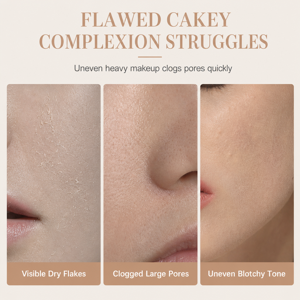 📢📢50% OFF !! ⏰2-in-1 High Coverage Foundation Stick