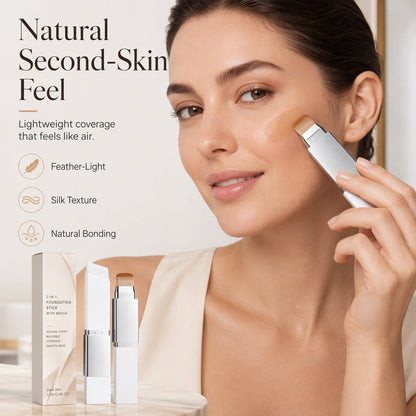 📢📢50% OFF !! ⏰2-in-1 High Coverage Foundation Stick
