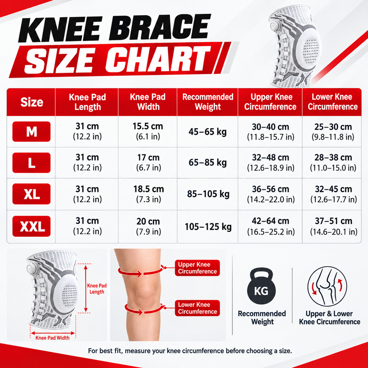 📢📢50% OFF! ⏰Dial-Adjustable Sports Knee Brace with Alloy Spring Support