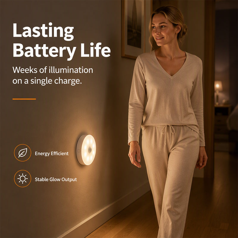 📢📢50% OFF! ⏰💡BUY 2 GET 1 FREE🎁Magnetic Wireless LED Motion Sensor Night Light – Eye-Caring Flicker-Free Cabinet Lamp, Rechargeable Stick-On Night Light for Bedroom, Staircase, Closet & Emergency