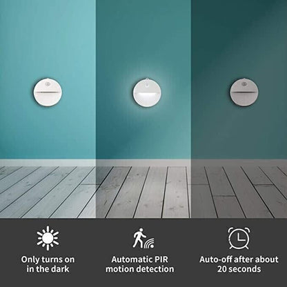 📢📢50% OFF! ⏰💡BUY 2 GET 1 FREE🎁Magnetic Wireless LED Motion Sensor Night Light – Eye-Caring Flicker-Free Cabinet Lamp, Rechargeable Stick-On Night Light for Bedroom, Staircase, Closet & Emergency