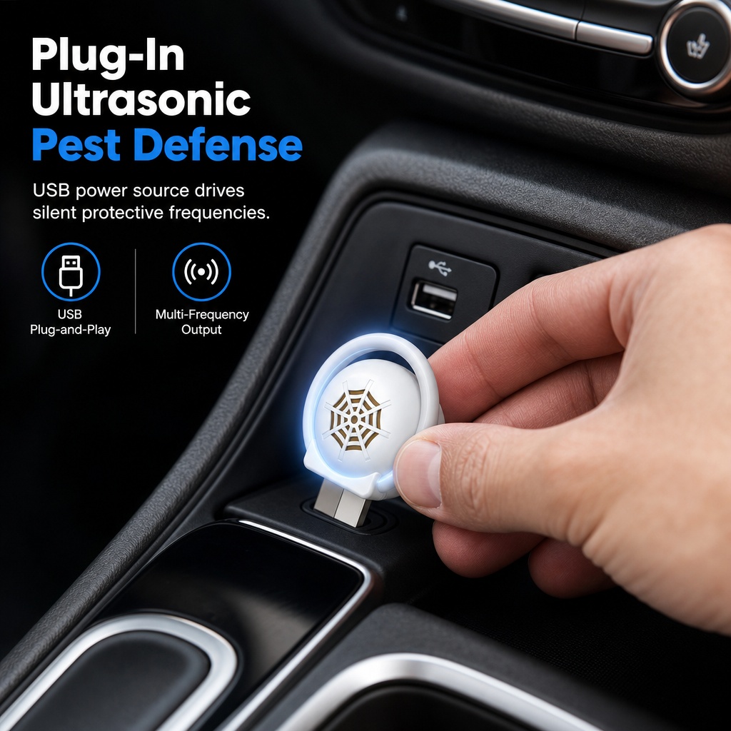 📢📢50% OFF! ⏰Portable USB Ultrasonic Pest Repeller